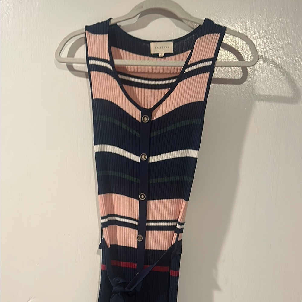 Melloday Striped Sleeveless Dress